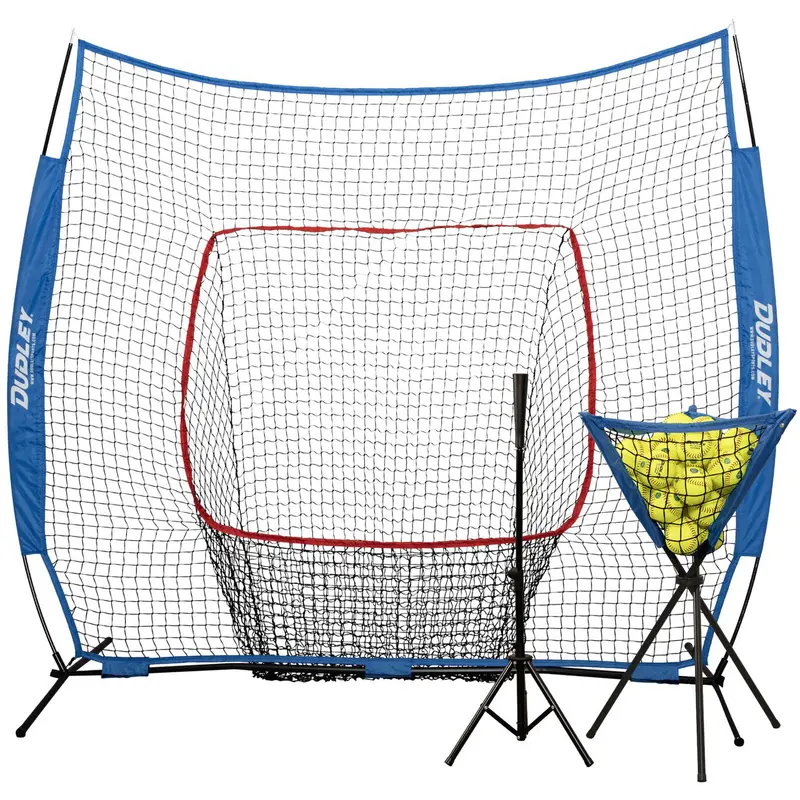 Dudley Hitting Station – All-In-One Training System With Net, Tee & Caddy 1