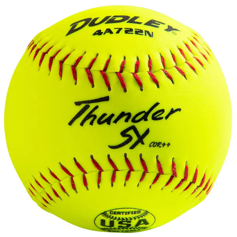 Dudley Thunder Sy 11" 44/375 Synthetic Slowpitch Softballs 1