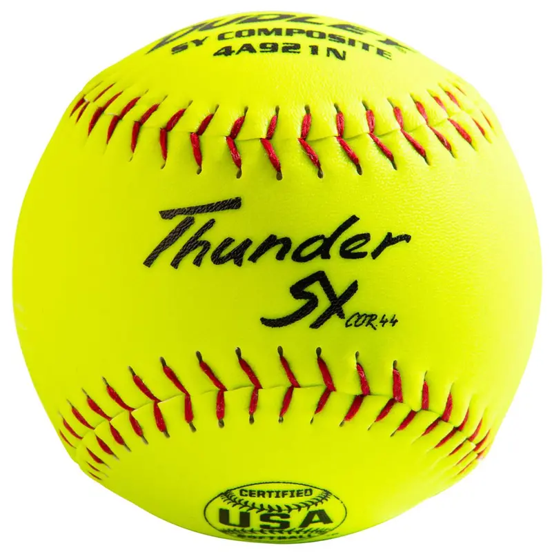 Dudley Thunder Sy 12-Inch Nsa Slowpitch Softballs – High-Performance Synthetic Cover, 44/375 1