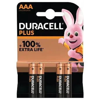 Duracell Plus Aaa Alkaline Batteries – 4-Pack 1