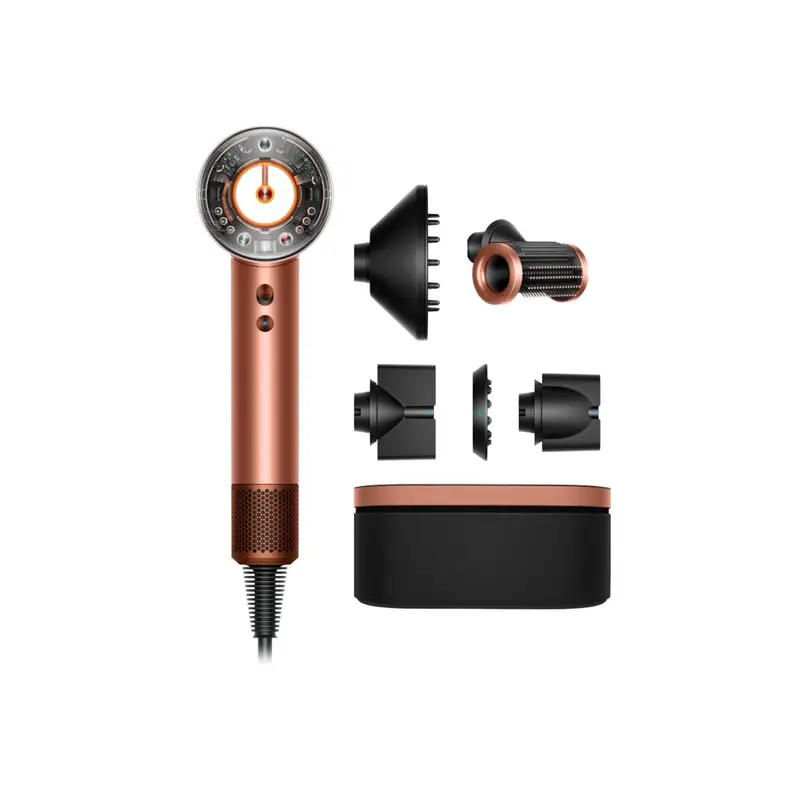Dyson Supersonic Nural Hair Dryer In Amber Silk – Includes Straight+Wavy Mode, Model 143647-01 1