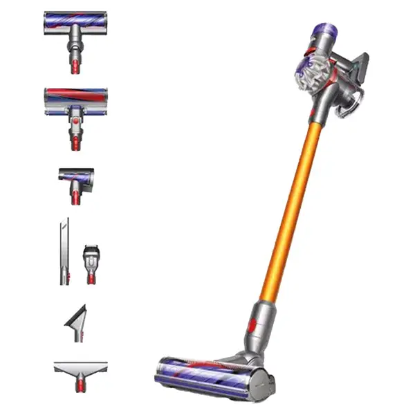 Dyson V8 Absolute Cordless Vacuum Cleaner – Silver & Yellow, 0.54L Capacity (V8Abt) 1