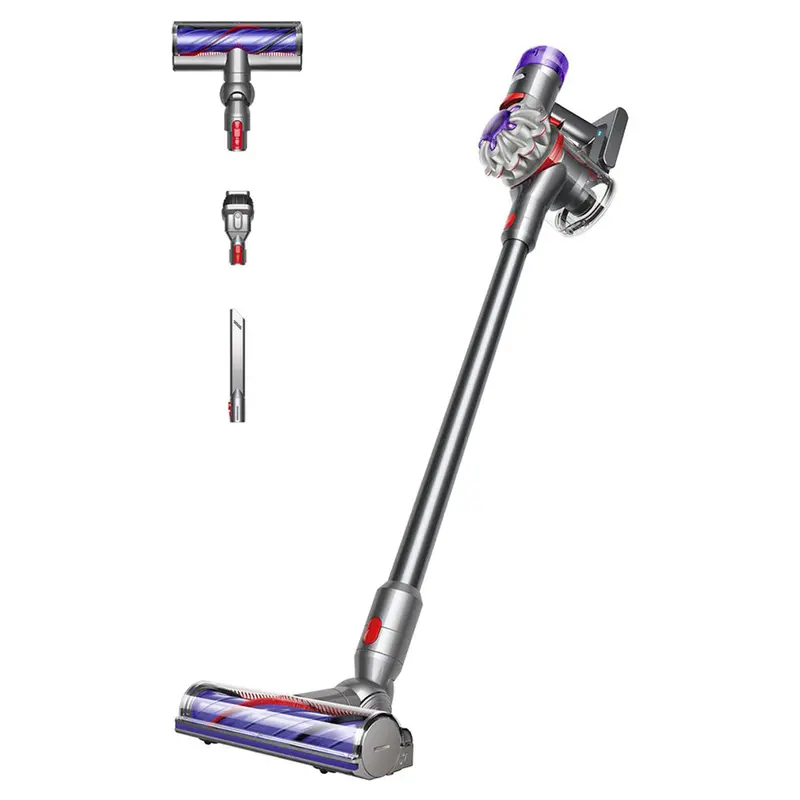 Dyson V8 Advanced Cordless Vacuum – Lightweight, Silver-Nickel Finish With Upgraded Suction 1