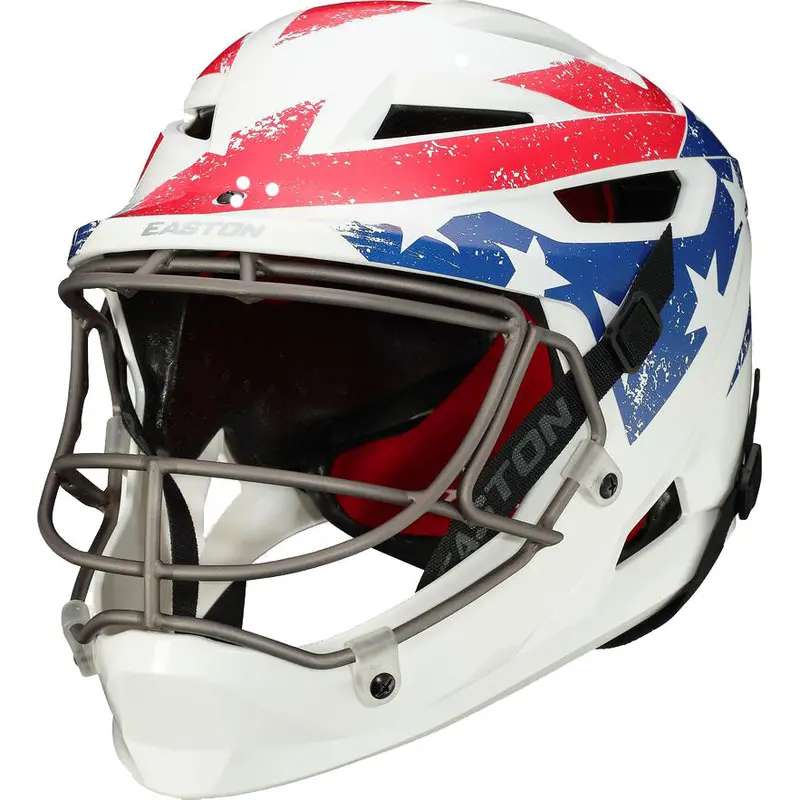 Easton Hellcat Stars & Stripes Fielding Helmet – Slowpitch Safety Headgear 1