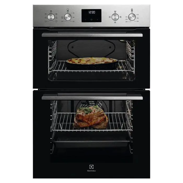 Electrolux Built-In Double Oven – 108L, Stainless Steel, Electric | Kdfge40Tx 1