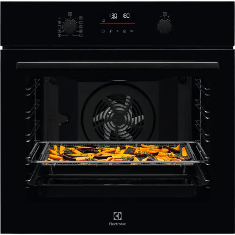 Electrolux Eom6P46K 72L Black Built-In Multifunction Electric Oven 1