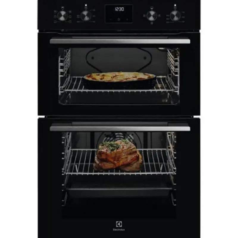 Electrolux Kdfge40Tk 108L Built-In Double Oven In Black 1