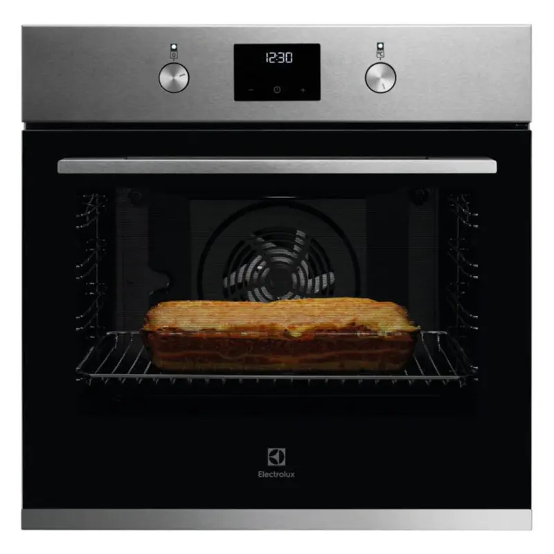 Electrolux Kofgh40Tx 72L Built-In Single Electric Oven – Stainless Steel Cavity & Controls 1