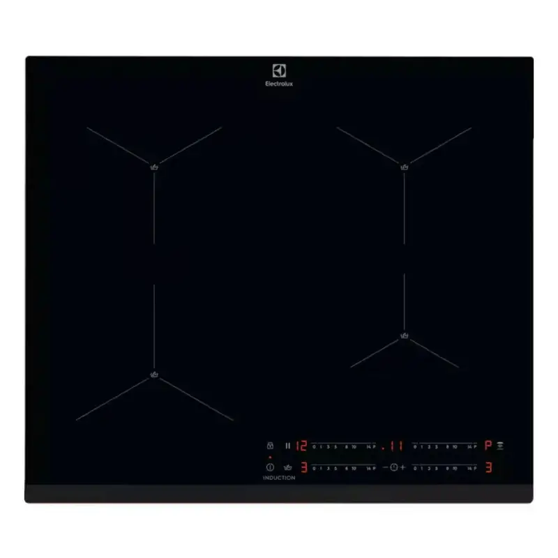 Electrolux Lis62443 60Cm Black Induction Hob – 4-Zone Cooktop 1