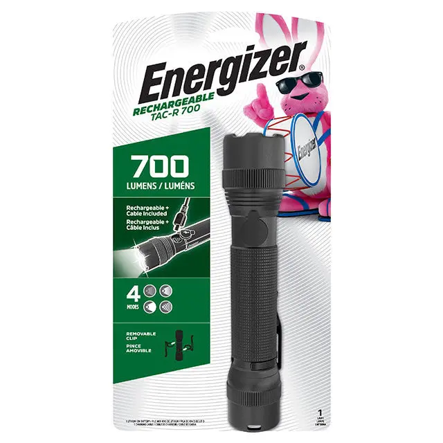 Energizer Ene33018 High-Performance Rechargeable Tactical Led Torch – Black 1