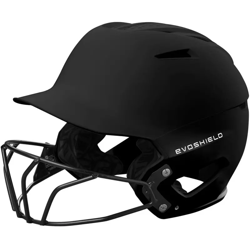 Evoshield Xvt 2.0 Matte Batting Helmet With Integrated Fastpitch Mask 1