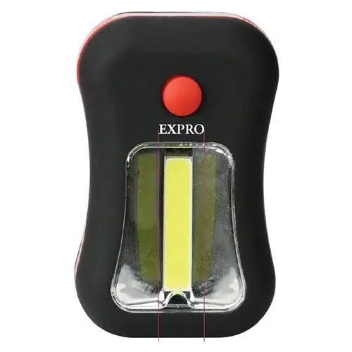 Expro 430982 3W Cob Led Pocket Torch – High-Intensity, Lightweight, Black 1