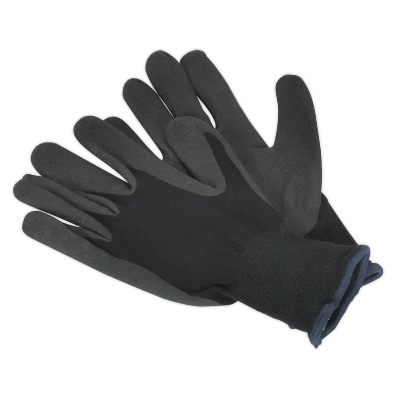 Extra-Large Nitrile Foam Palm Gloves – 12-Pair Pack 1