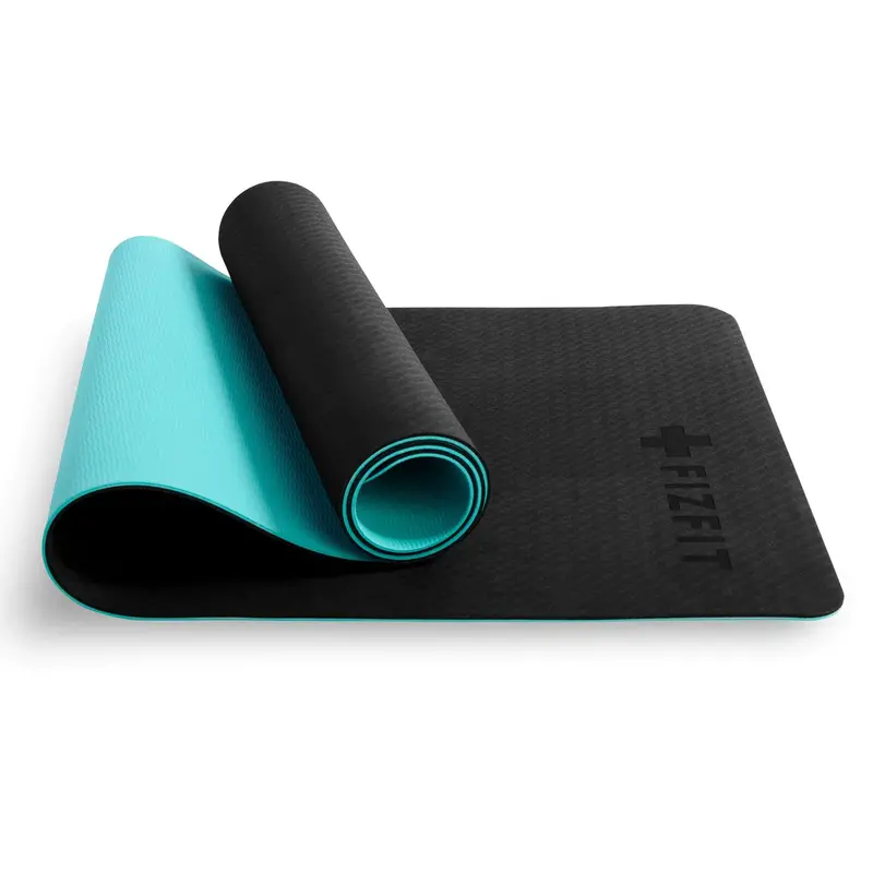 Fizfit Elite 6Mm Non-Slip Yoga Mat For Fitness & Stretching – Black 1