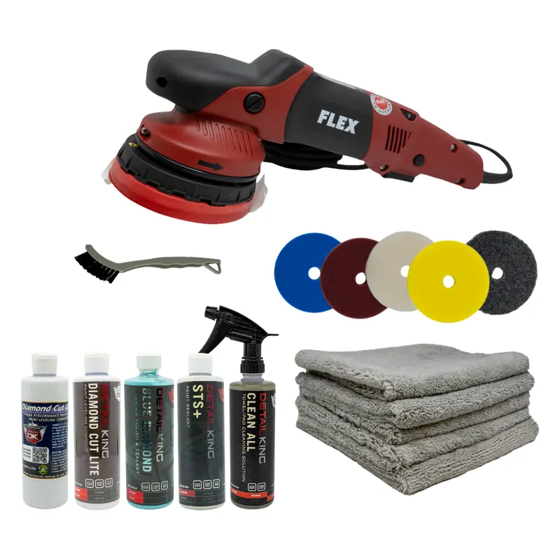 Flex Xce 10-8 125 Corded Polisher – Advanced Detailing Package 1