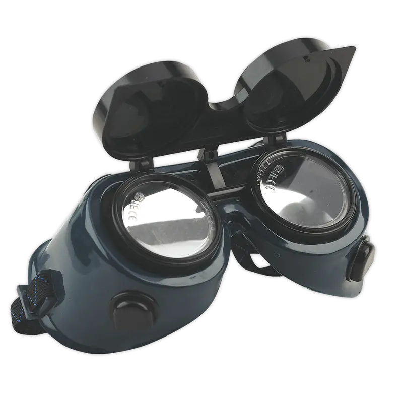 Flip-Up Gas Welding Goggles With Dual-Layer Protection 1