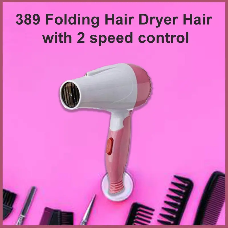 Foldable Dual-Speed Hair Dryer – Compact Travel Blow Dryer With Adjustable Heat 1