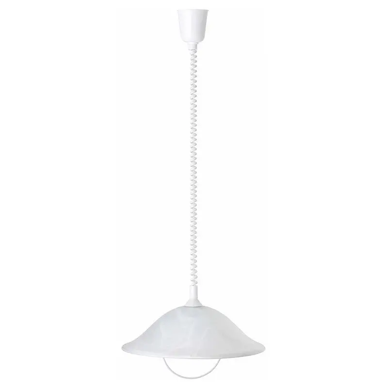 Freya 1-Light 60W Pendant Lamp In White | 93220/05 1