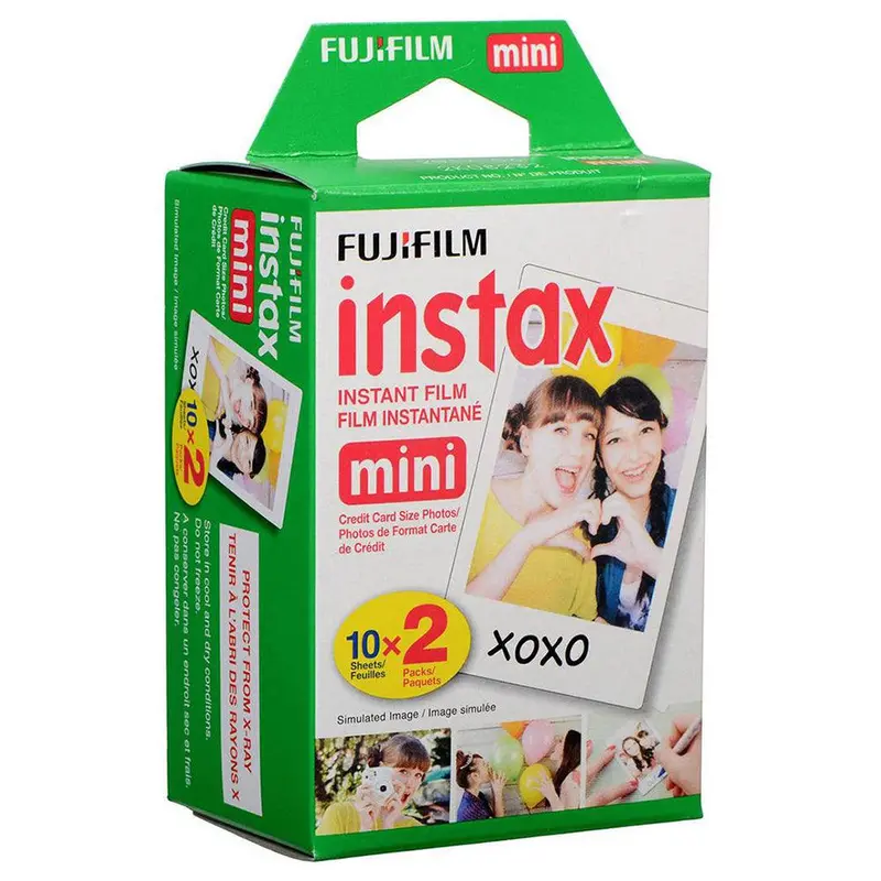 Fujifilm Instax Mini Film Pack – 20 Exposures, Classic White Border 1