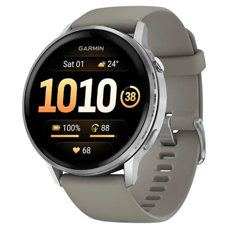 Garmin Venu 4 45Mm Premium Smartwatch – Silver Aluminum 1