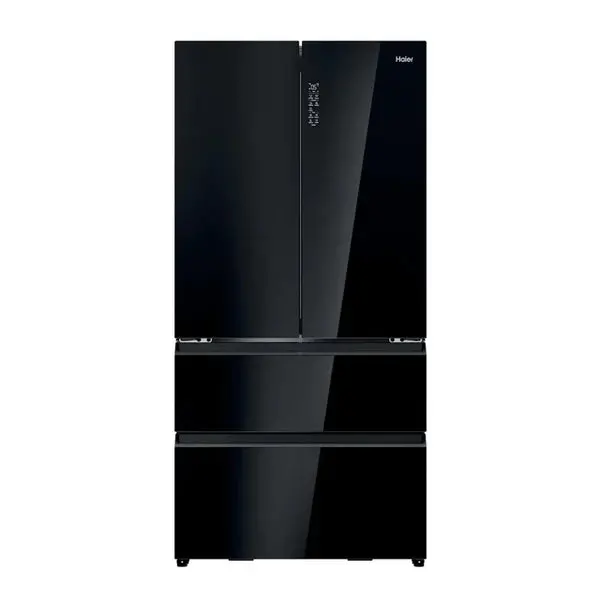 Haier Fd90 Series 7 French Door Fridge Freezer – 703L Freestanding, Glass Inox Finish | Hfr79F19Dfgb 1