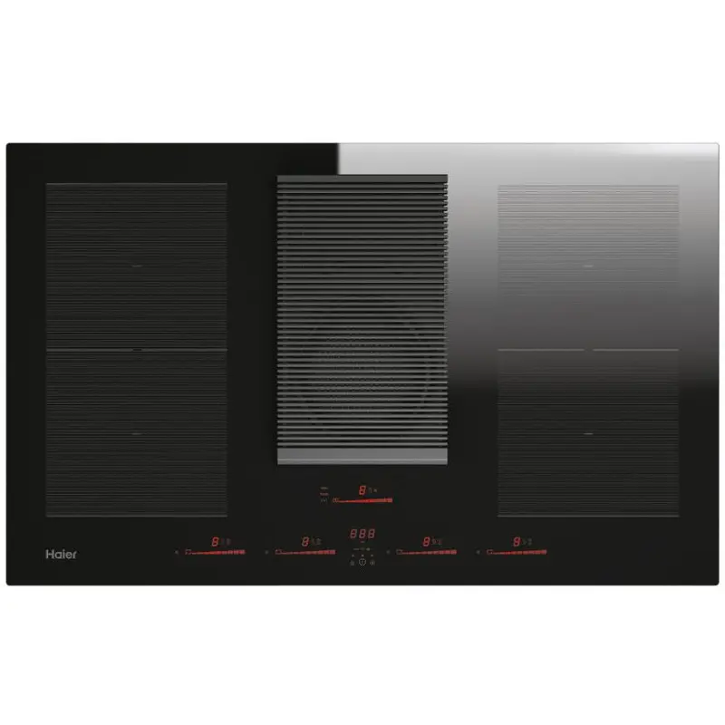 Haier Haih8Ifmcf 85Cm 4-Zone Induction Hob With Vented Extraction – Black 1