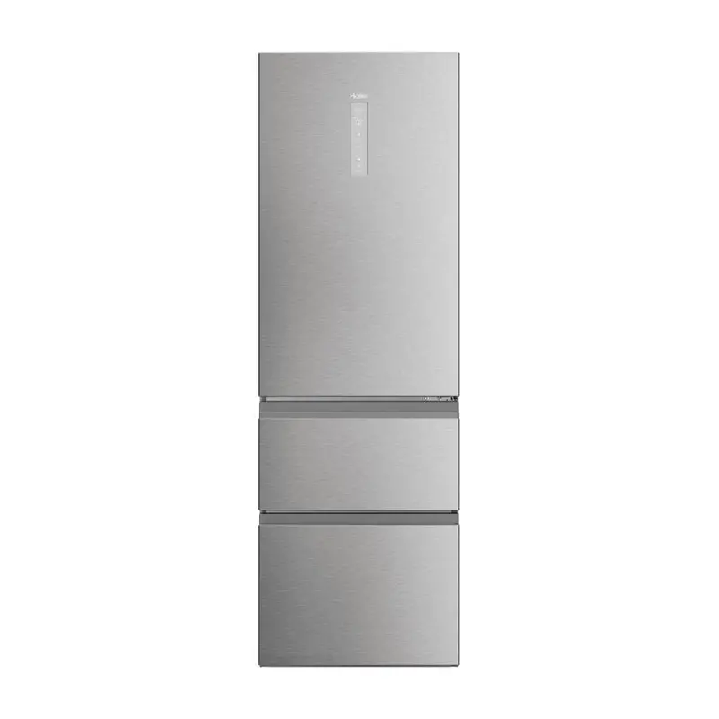 Haier Htw5618Enmg – 360L Frost-Free Freestanding Fridge Freezer With 3D Cooling, Silver Finish 1