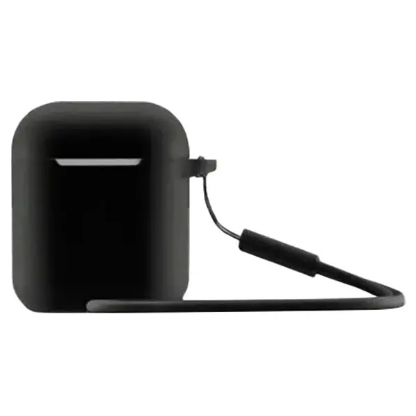 Hama Black Silicone Airpods Charging Case Protector – Shock-Absorbing Fit | 514066 1
