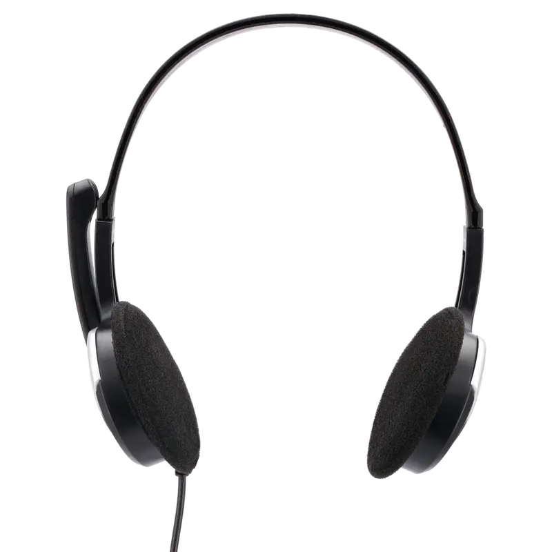 Hama Hs-P100 Wired Office Headset With Over-Ear Comfort Design – Black | 303554 1