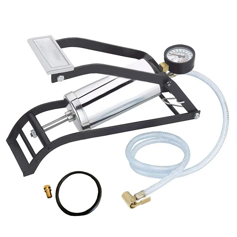 Heavy-Duty Foot Air Pump – Steel-Bodied Inflation Tool For Bikes And Sports Gear 1