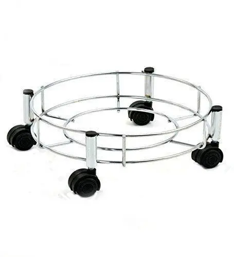 Heavy-Duty Stainless Steel Gas Cylinder Trolley – Easy Mobility 1