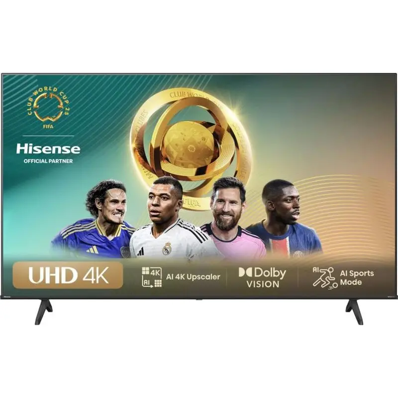 Hisense A6N 50-Inch 4K Uhd Smart Tv (2025 Model) – Glossy Black Finish (50A61N) 1