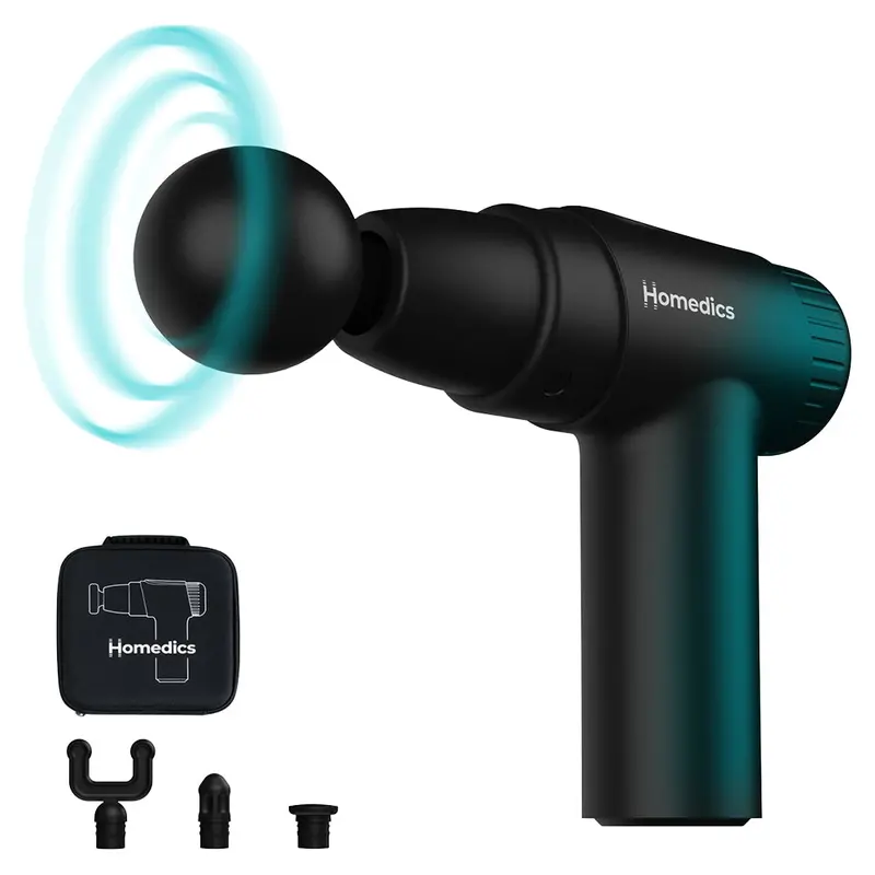 Homedics Pgm-45Bk Novo Compact Massage Gun – Sleek Black Design 1