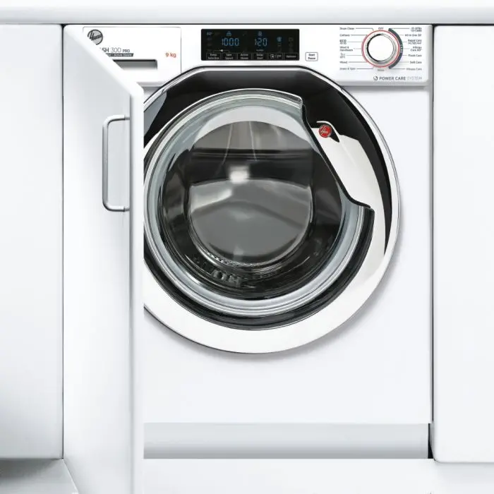 Hoover H-Wash 300 Pro 9Kg Washing Machine – 1600Rpm Spin, Built-In, White | Hbwos69Tamcet-80 1