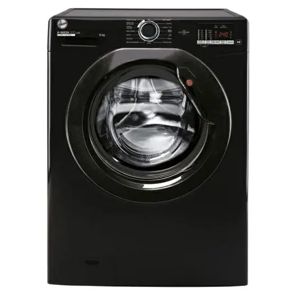 Hoover H3W492Dabb4/1-80 H-Wash 300 Lite 9Kg Freestanding Washer – 1400 Rpm, Matte Black Finish 1