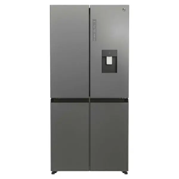 Hoover Hhcr3818Ewpl 463L American-Style Fridge Freezer – Gentle Silver 1