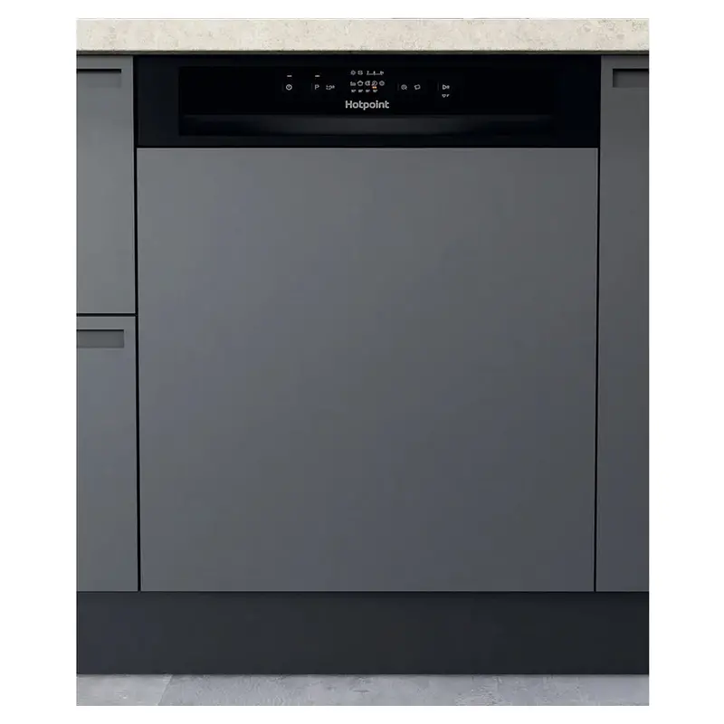 Hotpoint H3Bl626Buk 60Cm Built-In Dishwasher – Sleek Black Finish 1