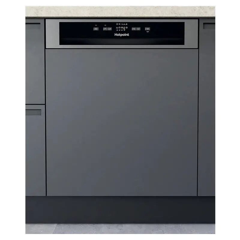 Hotpoint H3Bl626Xuk 60Cm Built-In Dishwasher – Inox Finish | H3Bl626Xuk 1