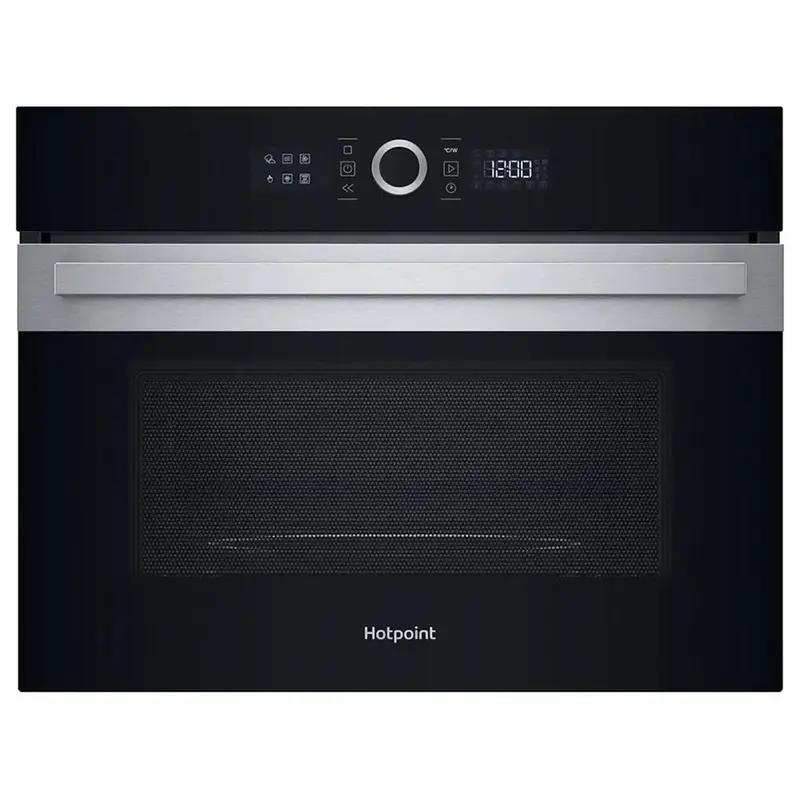 Hotpoint Hmw57Hmxuk Class 5 40-Litre Built-In Combi Microwave – Brushed Inox Exterior 1