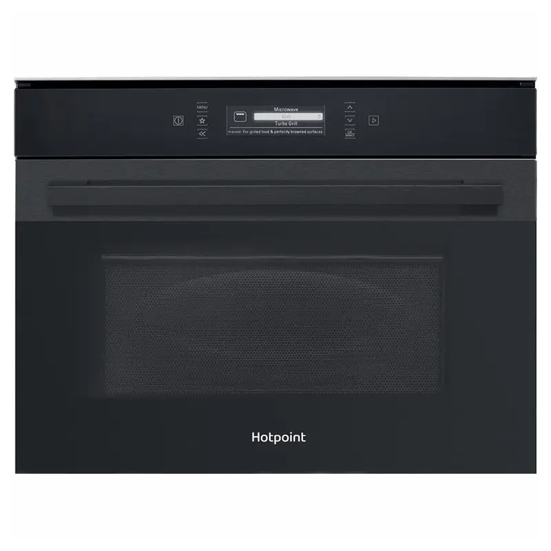 Hotpoint Mp996Bmh 40L Built-In Combi Microwave Oven – Black Steel Finish 1