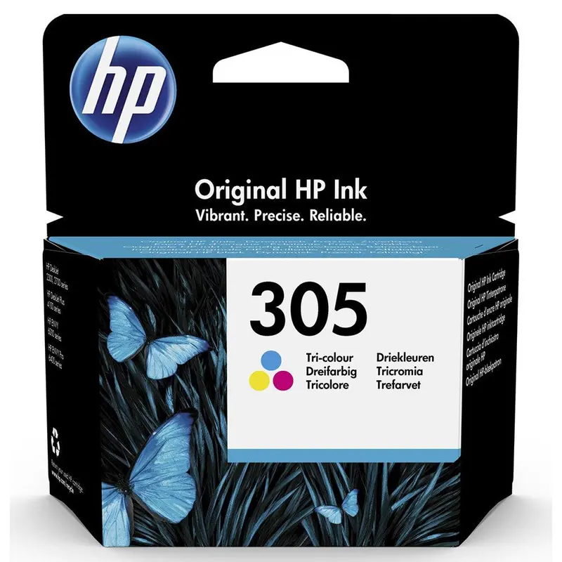 Hp 305 Tri-Colour Original Ink Cartridge – Vibrant Multicolour Printing | Shpp0369 1