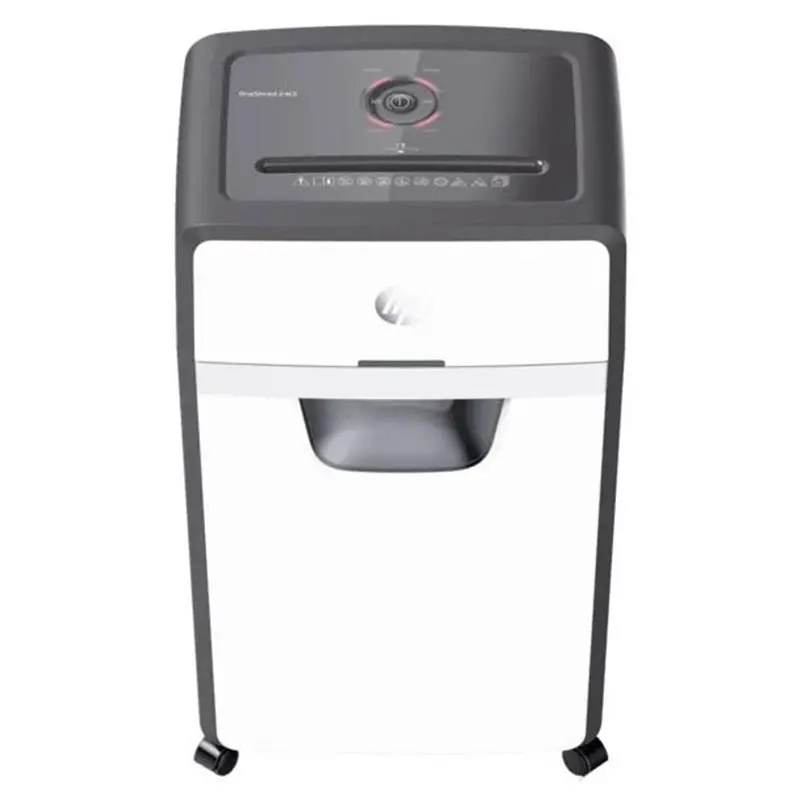 Hp Oneshred Dual-Color Cross-Cut Paper Shredder – 24-Sheet Capacity, 30L Bin | Hp2807 1