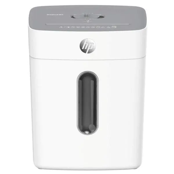 Hp Oneshred White Cross-Cut Paper Shredder – 8-Sheet Capacity, 15L Bin | Hp2809 1