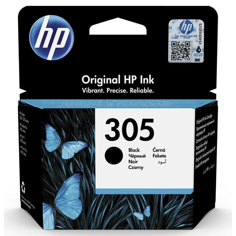 Hp Shpp0389 305 Original Black Ink Cartridge – Reliable Print Quality 1