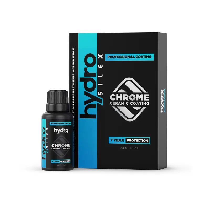 Hydrosilex Chrome Ceramic Coating – High-Gloss Metallic Surface Protection 1