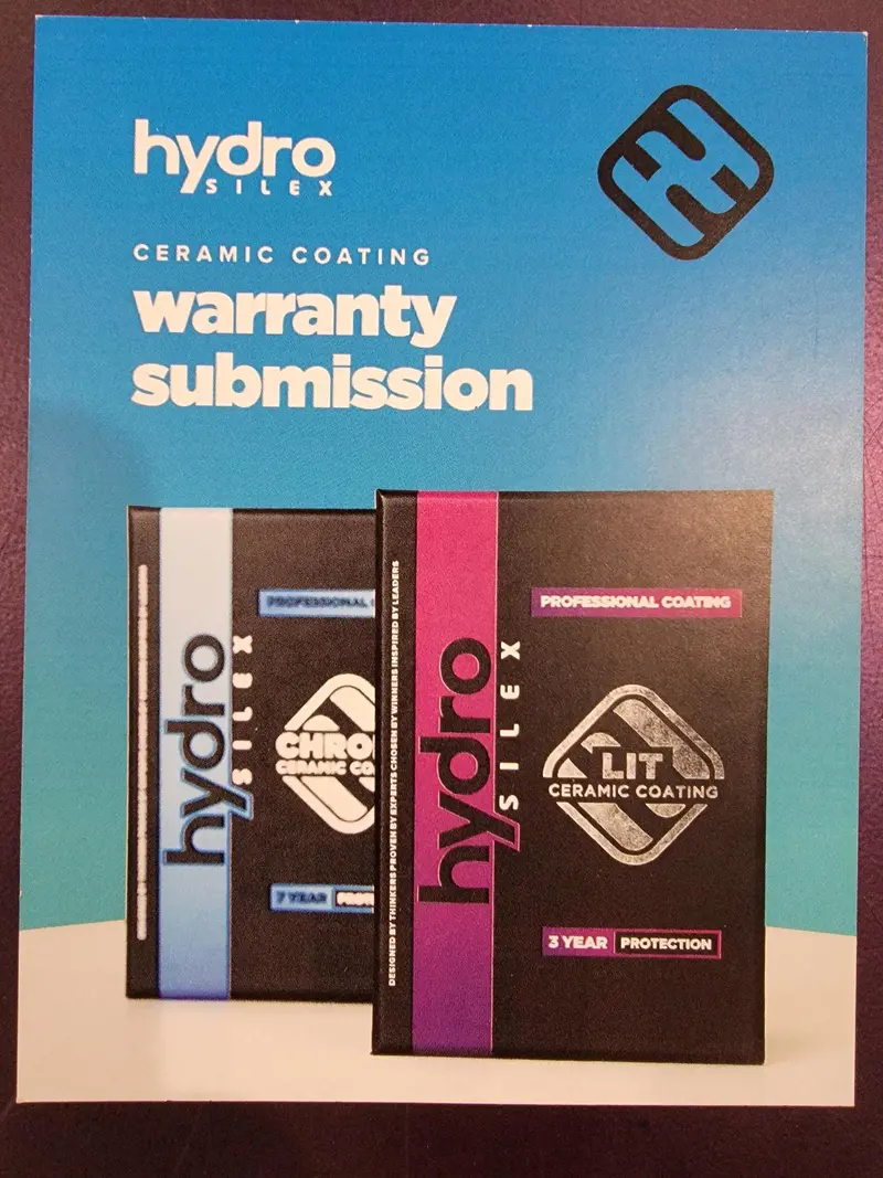 Hydrosilex Lit Ceramic Coating – Limited Lifetime Warranty 1