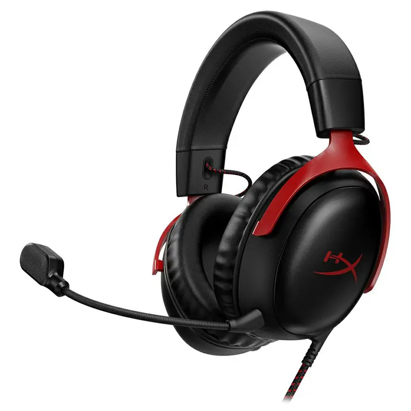 Hyperx Cloud Iii Wired Gaming Headset – Over-Ear Comfort Design In Black & Red (727A9Aa) 1