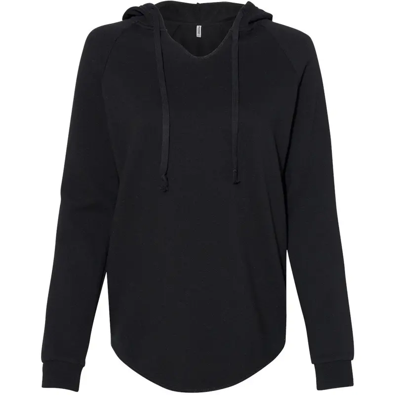 Independent Trading Co. Women'S California Wave Wash Lightweight Hoodie 1