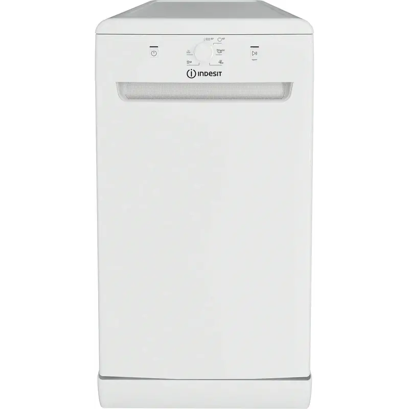 Indesit In2Fe10Cs90Wuk 45Cm Freestanding Slimline Dishwasher – White 1