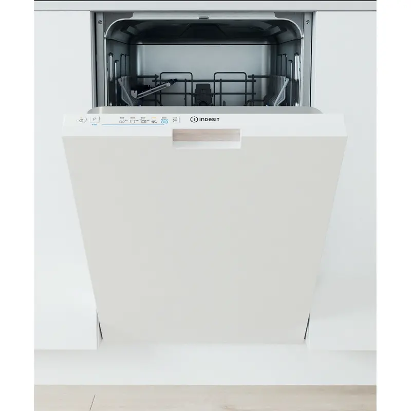 Indesit In2Ie10Cs80Uk 45Cm Slimline Built-In Dishwasher – Classic White 1